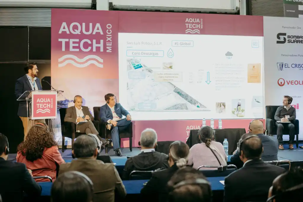 Daniel Madariaga Barrilado impulsa soluciones hídricas en Aquatech México 2025.